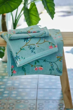 Badhanddoek Set/3 Les Fleurs 55X100 Cm<Pip Studio Clearance