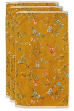 Badhanddoek Set/3 Les Fleurs 55X100 Cm<Pip Studio Best
