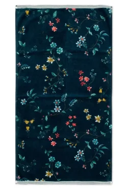 Badhanddoek Set/3 Les Fleurs Donker 55X100 Cm<Pip Studio Online