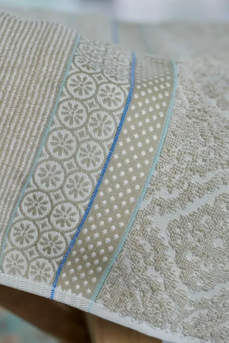 Badhanddoek Set/3 Soft Zellige 55X100 Cm<Pip Studio Best