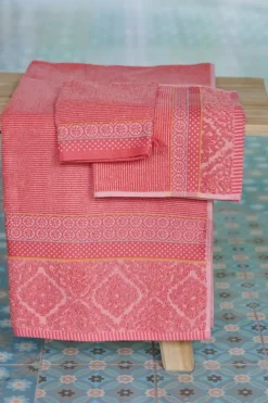 Badhanddoek Set/3 Soft Zellige 55X100 Cm<Pip Studio Hot
