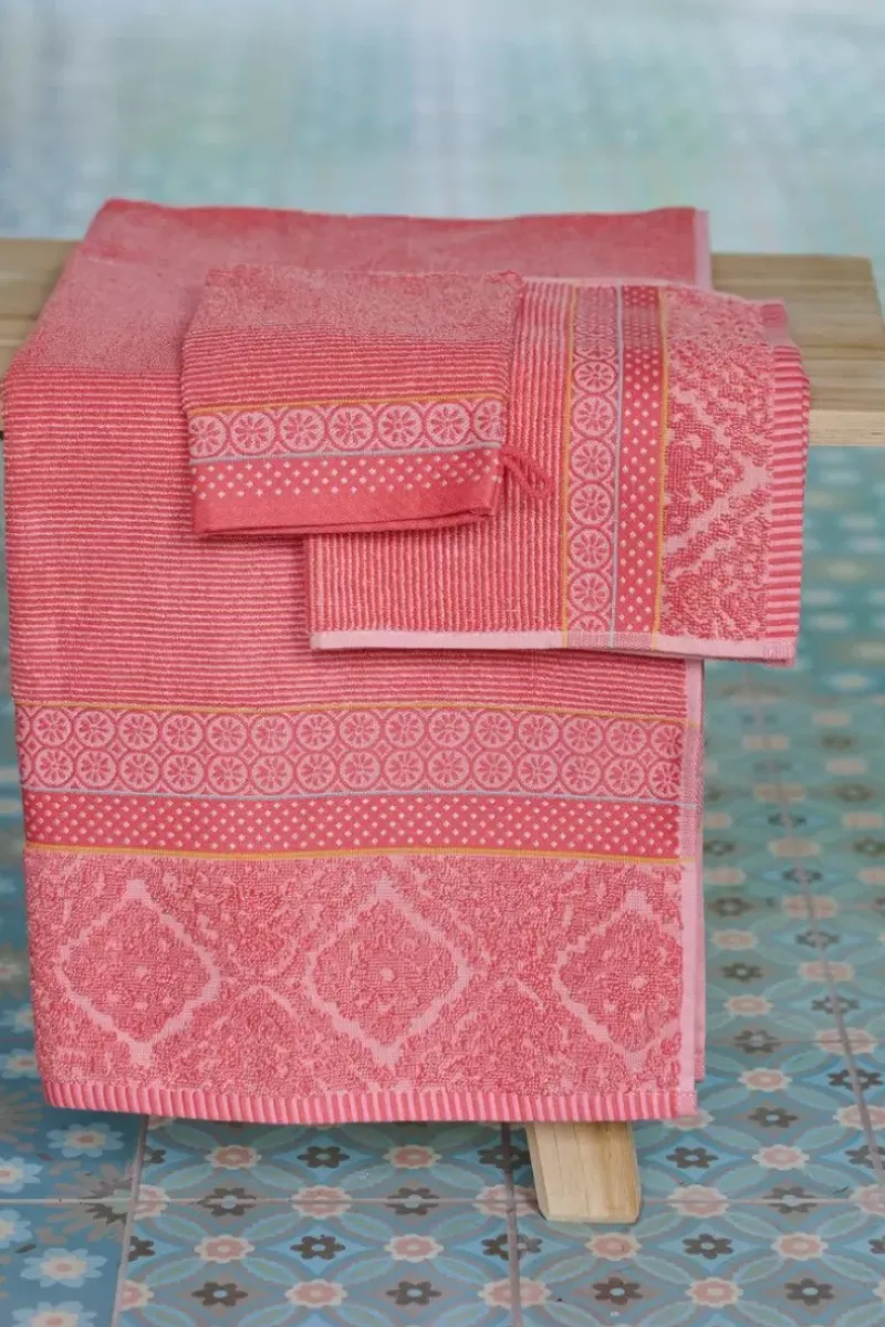 Badhanddoek Set/3 Soft Zellige 55X100 Cm<Pip Studio Hot