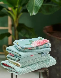 Badhanddoek Set/3 Soft Zellige Blue 55X100 Cm<Pip Studio Online