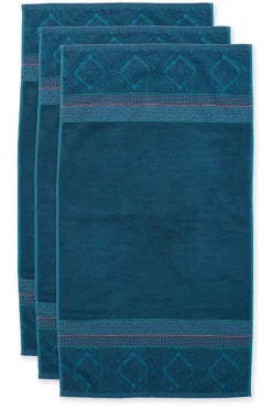 Badhanddoek Set/3 Soft Zellige Donker 55X100 Cm<Pip Studio Discount