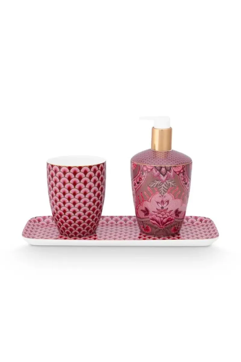Badkamer Accessoires Set/3 Kyoto Festival Donker<Pip Studio Online