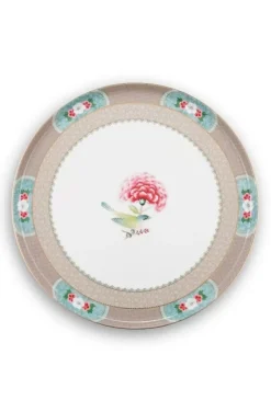 Blushing Birds Taartplateau Groot Khaki<Pip Studio New