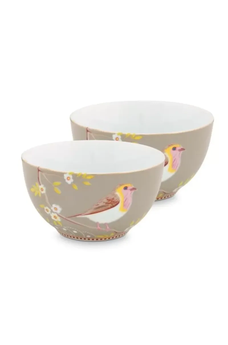 Early Bird Set/2 Kommen 15 Cm<Pip Studio Clearance
