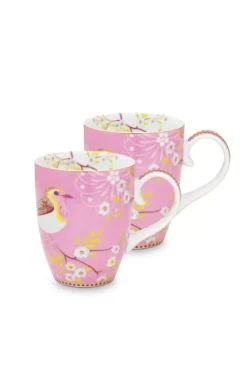 Early Bird Set/2 Mokken Groot Roze<Pip Studio Discount
