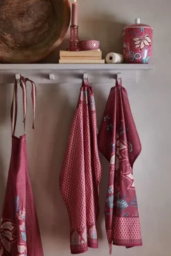 Flower Festival Apron Dark Pink<Pip Studio Online