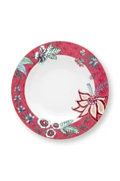 Flower Festival Diep Bord Donker 21.5 Cm<Pip Studio Best