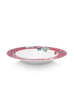 Flower Festival Diep Bord Donker 21.5 Cm<Pip Studio Best