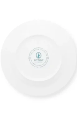 Flower Festival Dinerbord Rood/Lichtblauw 26.5 Cm<Pip Studio Hot