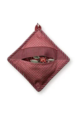 Flower Festival Pot Holder Square Dark Pink<Pip Studio Best
