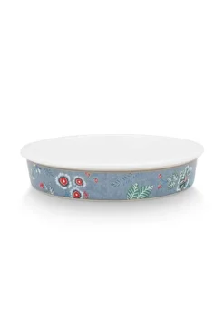 Flower Festival Serveerschaal Rond Licht<Pip Studio New
