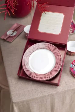 Flower Festival Set/4 Dinerborden Donker 26.5Cm<Pip Studio Clearance