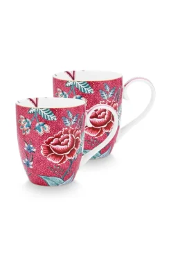 Flower Festival Set/2 Mokken Xl Donker<Pip Studio Online