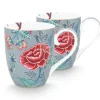 Flower Festival Set/2 Mokken Xl Licht<Pip Studio Sale