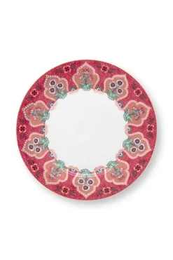 Flower Festival Set/4 Ontbijtborden Donker 21Cm<Pip Studio Best