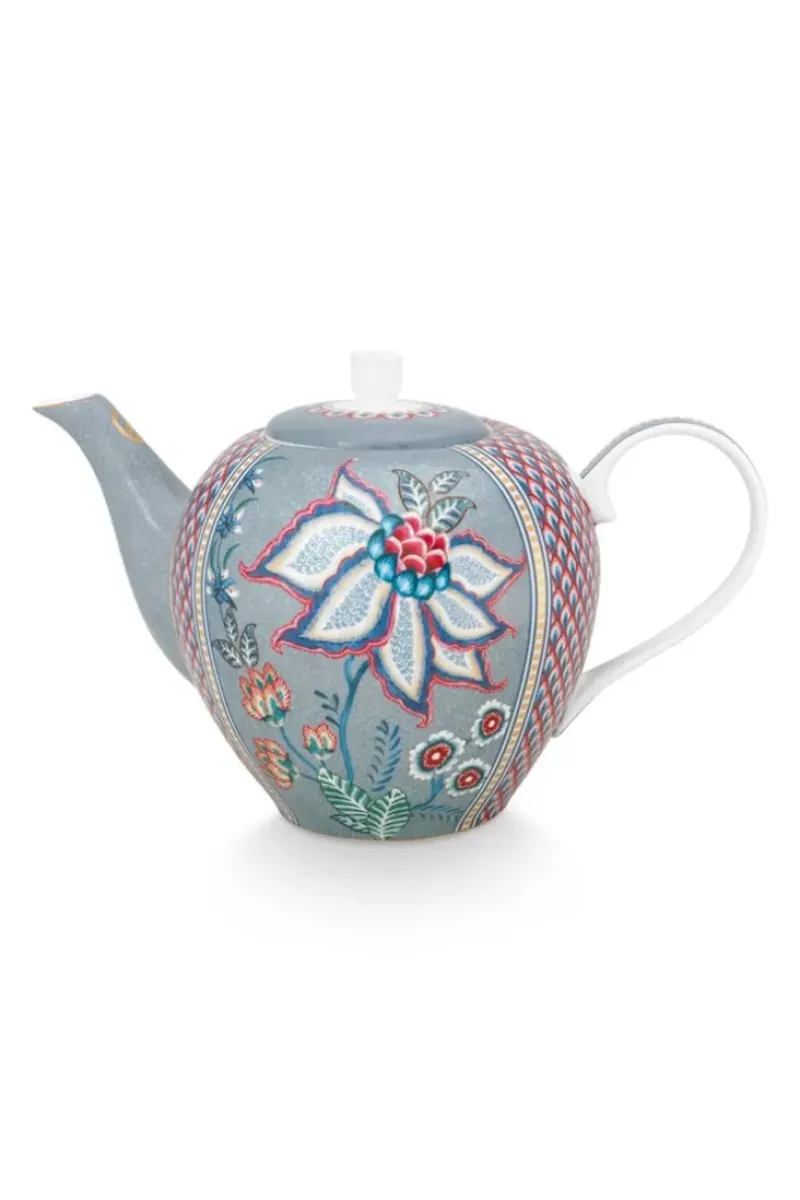Flower Festival Theepot Groot Licht<Pip Studio Outlet