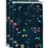 Gastendoek Set/3 Les Fleurs Donker 30X50 Cm<Pip Studio Online