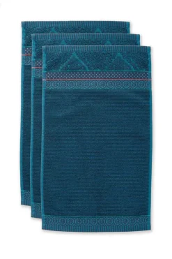Gastendoek Set/3 Soft Zellige Donker 30X50 Cm<Pip Studio