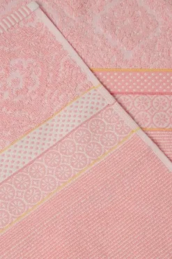Grote Handdoek Soft Zellige Roze 70X140 Cm<Pip Studio Discount