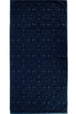 Grote Handdoek Tile De Pip Donker 70X140 Cm<Pip Studio Discount