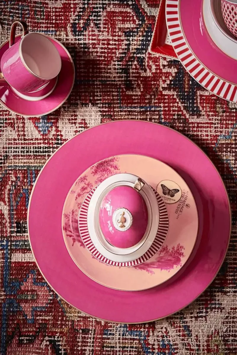Heritage Gebaksbord Geverfd Roze 18 Cm<Pip Studio Best