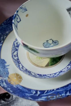 Heritage Gebaksbord Vlinder Blauw 15 Cm<Pip Studio Clearance