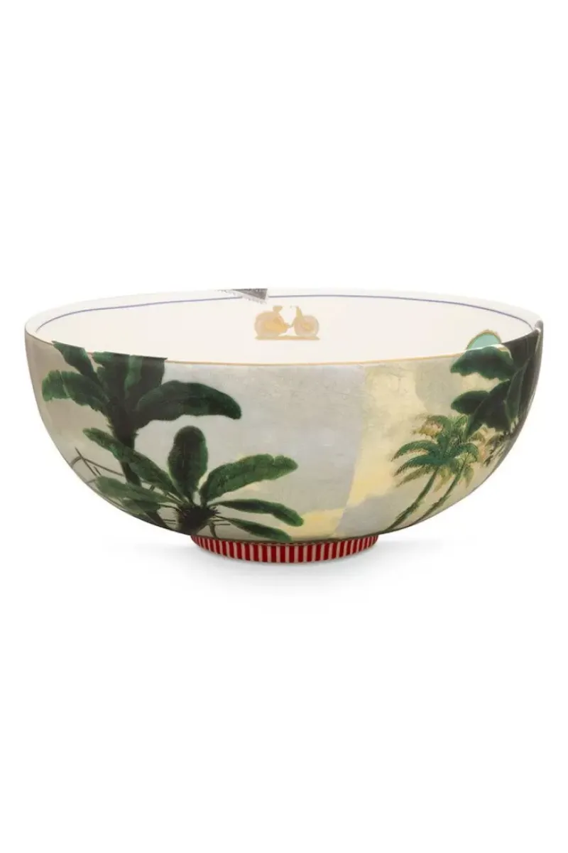 Heritage Kom Palm Groen 23 Cm<Pip Studio