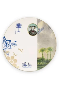 Heritage Ontbijtbord Palm Wit 20 Cm<Pip Studio Clearance