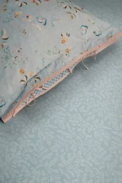 Hoeslaken Leafy Grijs<Pip Studio Clearance