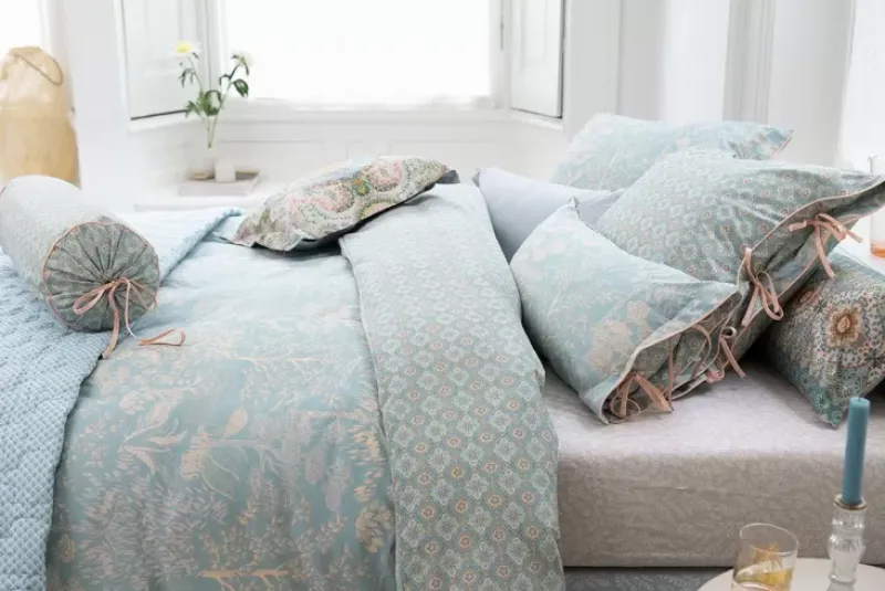 Hoeslaken Leafy Khaki<Pip Studio Best