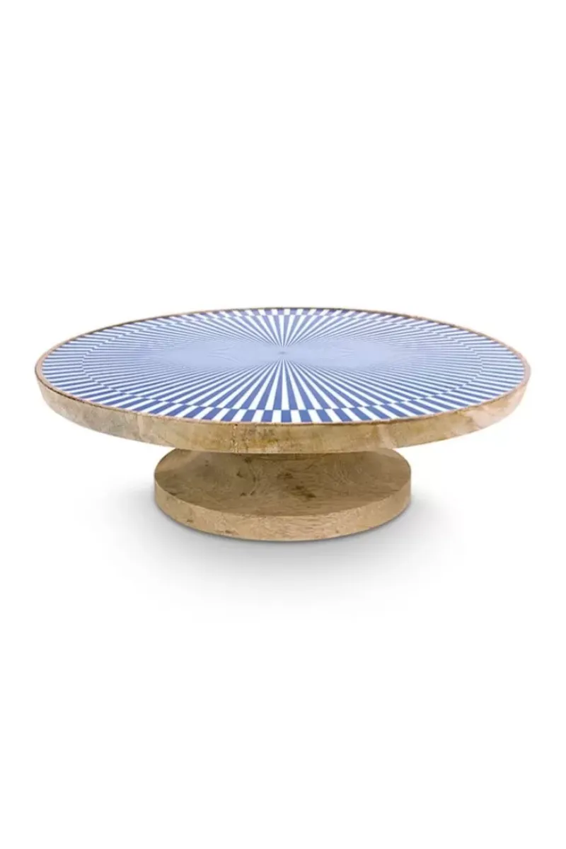 Houten Plateau Blauw 32 Cm<Pip Studio Sale