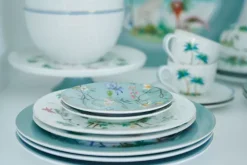 Jolie Petit Four Flowers Blauw 12 Cm<Pip Studio Best