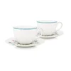 Jolie Set/2 Cappuccino Kop & Schotel Dots Gold<Pip Studio Discount