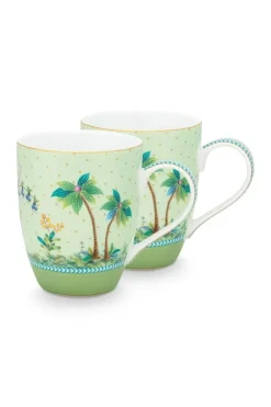Jolie Set/2 Mokken Groot Gouden Stippen<Pip Studio Online