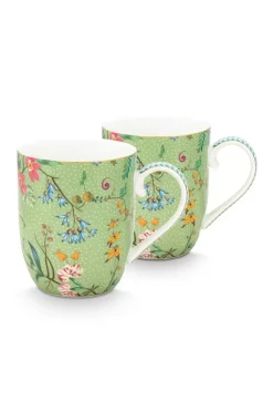 Jolie Set/2 Mokken Klein Bloemen<Pip Studio Discount