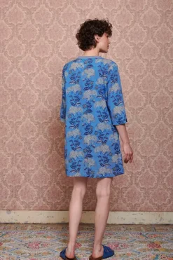 Jurk Flora Firenze Kobalt<Pip Studio