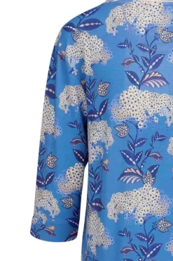 Jurk Flora Firenze Kobalt<Pip Studio