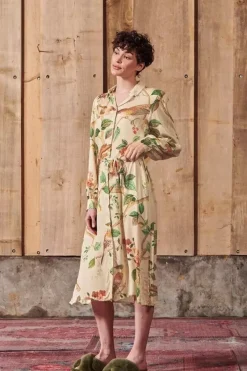 Jurk Lange Mouw Good Nightingale Zand<Pip Studio Discount