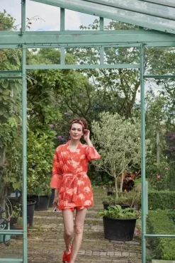 Kimono Flora Firenze Koraal<Pip Studio New