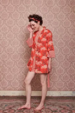 Kimono Flora Firenze Koraal<Pip Studio New