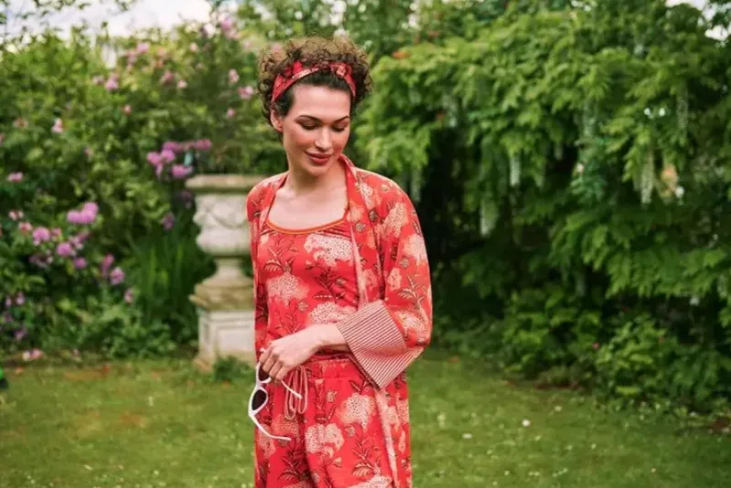 Kimono Flora Firenze Koraal<Pip Studio New