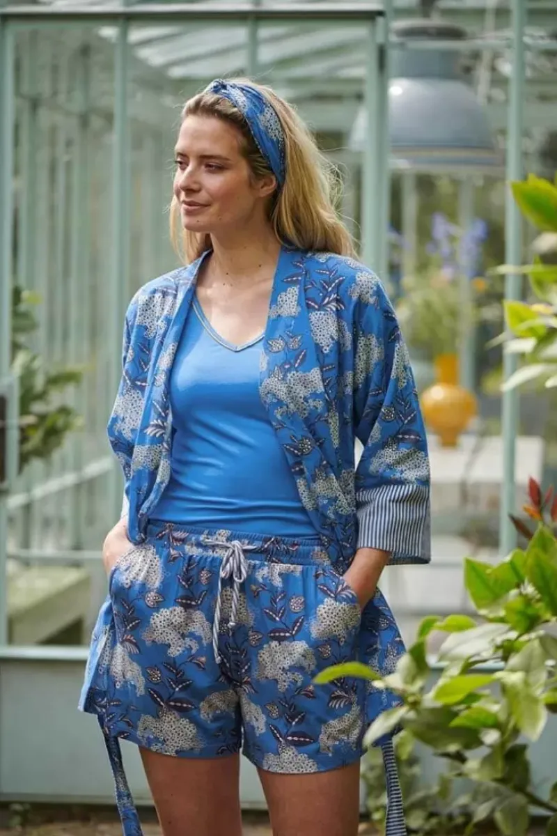 Korte Broek Flora Firenze Kobalt<Pip Studio Best