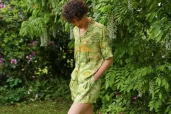 Korte Broek Toscana Groen<Pip Studio Online