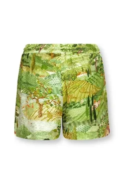 Korte Broek Toscana Groen<Pip Studio Online