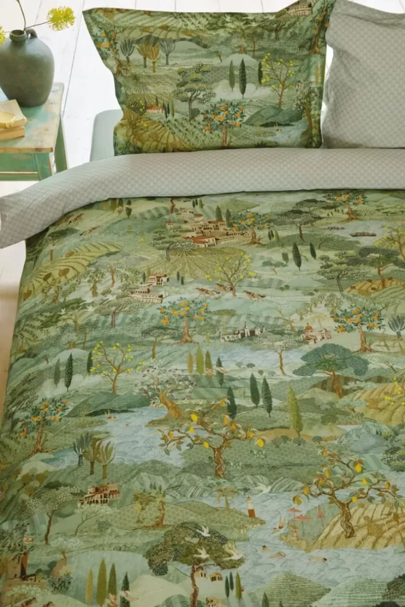 Kussensloop Toscana Groen<Pip Studio New