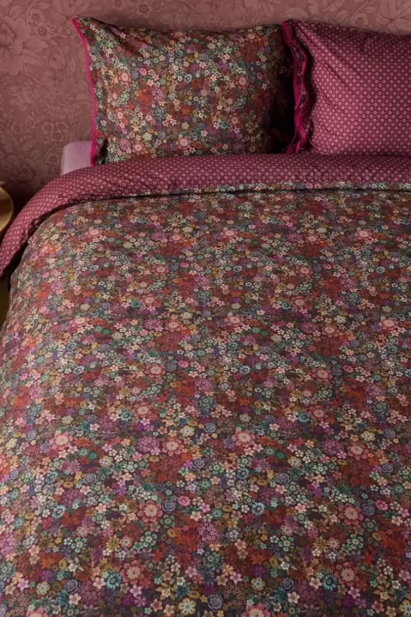 Kussensloop Tutti I Fiori Donkerrood<Pip Studio Discount