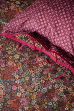Kussensloop Tutti I Fiori Donkerrood<Pip Studio Discount